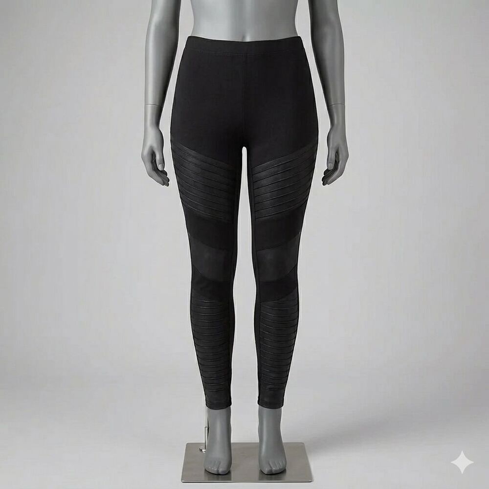 Torrid Faux Leather Moto Leggings Size 4 or 26 Plus Cotton Spandex
